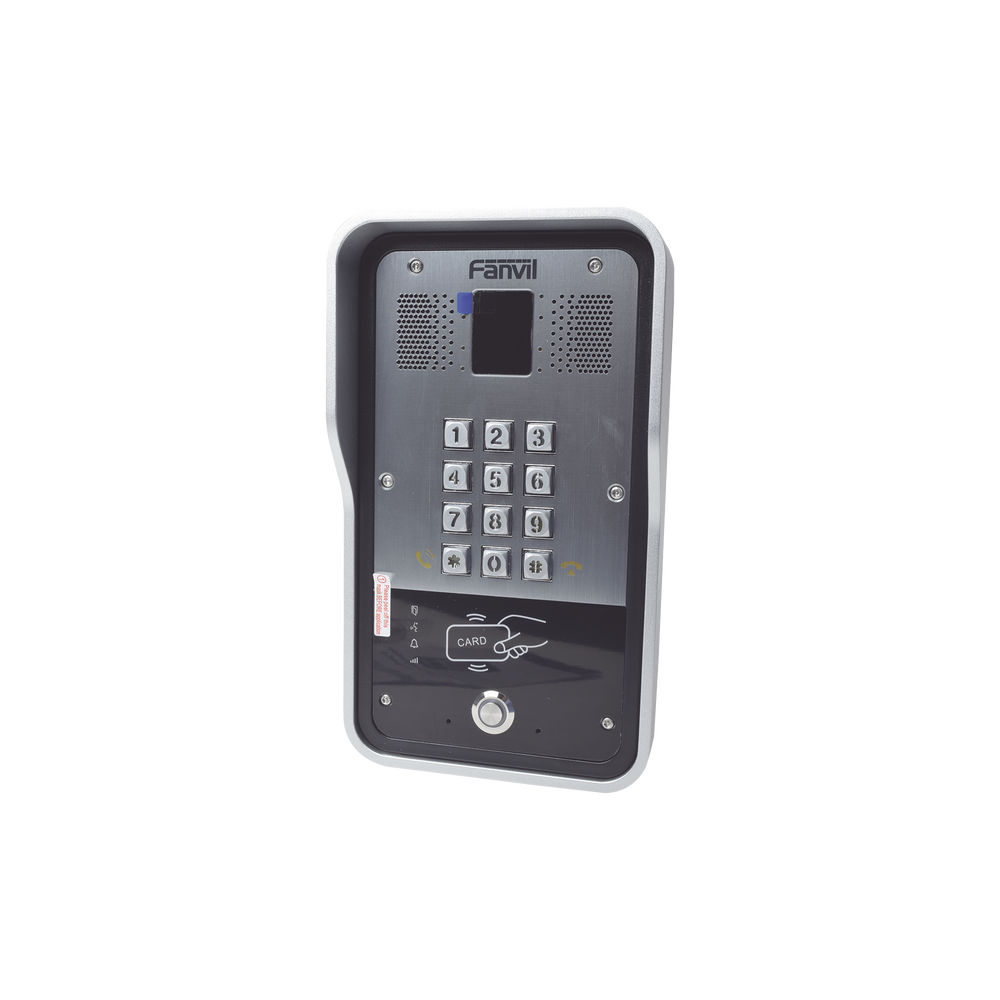 Audio Portero IP 2 líneas SIP con relevador integrado, Lector RFID para acceso por clave numérica, tarjeta o llamada remota, PoE - Image 4