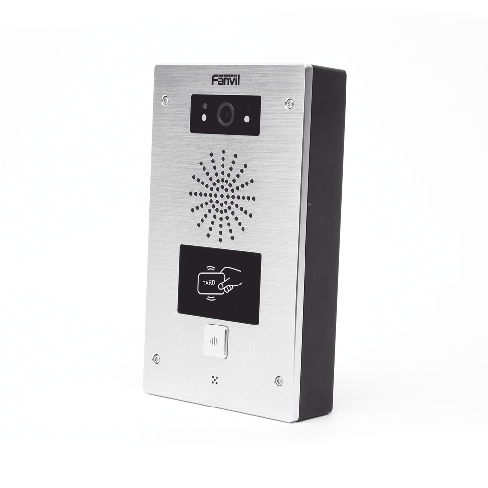 Video portero IP, 2 líneas SIP, 2 relevadores, lector de tarjeta RFID, Compatible con NVR Hikvision por Onvif, con botón para llamada, anti-vandálico, PoE, IP65 e IK10, PoE - Image 3