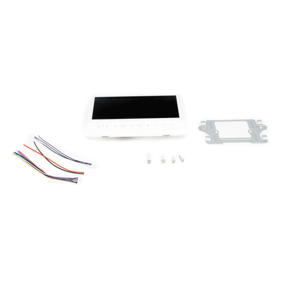 Monitor IP/SIP para interior, Wi-Fi, pantalla táctil de 7", audio de 2 vías, PoE, 8 interfaces de entrada de alarma. - Image 7