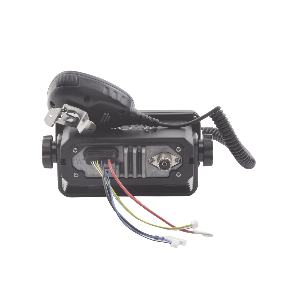 Radio móvil marino ICOM, Tx: 156.025-157.425MHz, Rx: 156.050-163.275MHz, 25W de potencia, sumergible IPX7 incluye: micrófono, cable de alimentación y accesorios - Image 5