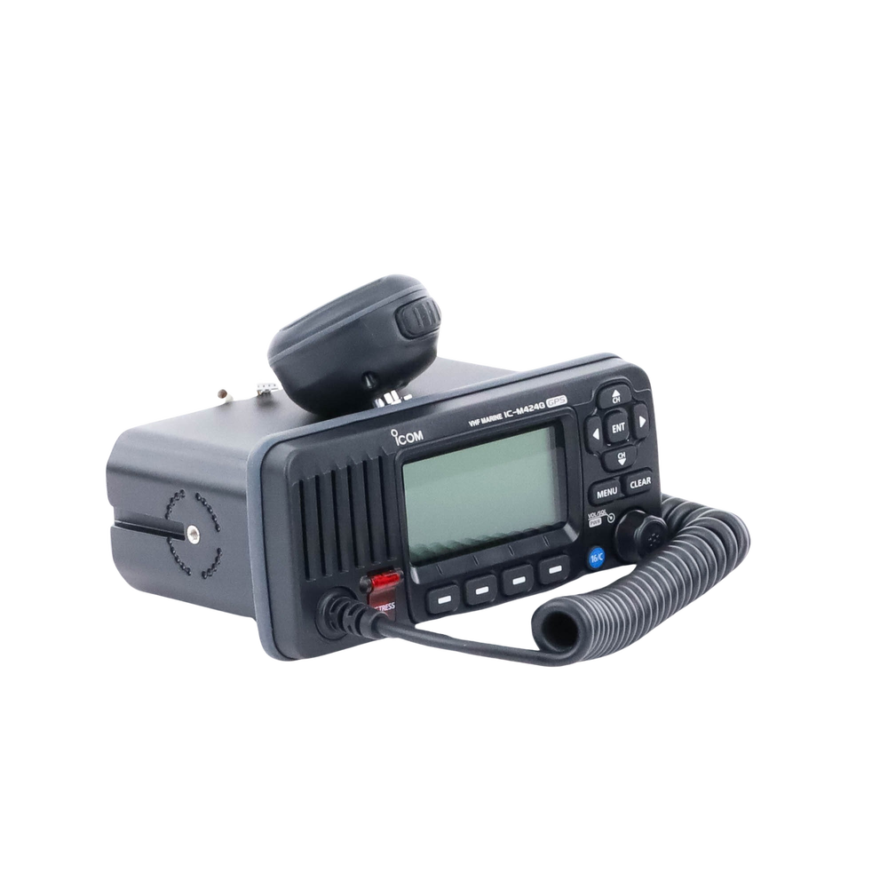 Radio VHF Móvil Marino, Función de cancelación de ruido, GPS interconstruido, Salida de potencia de 10W, Bocina Manual, Elimina Residuos de Agua de la Bocina, IPX7 Sumergible, Color Negro. - Image 5