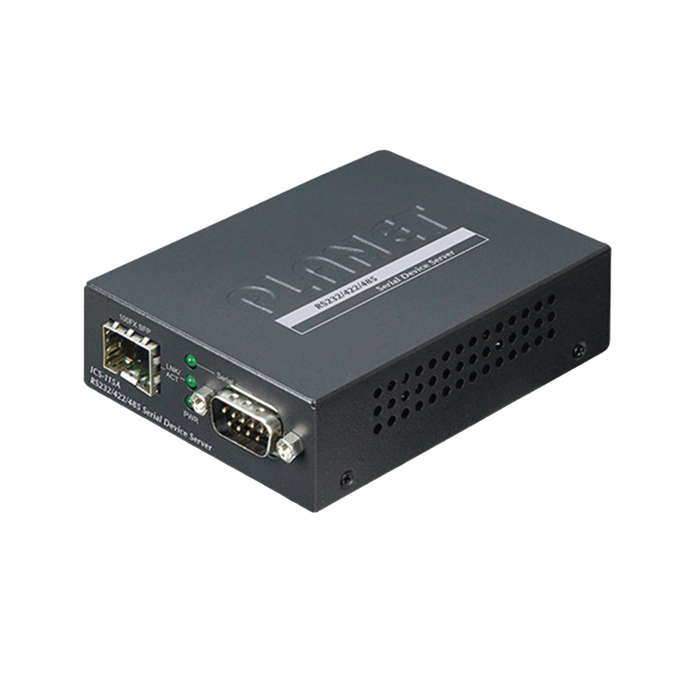 Convertidor de Medios RS-232/422/485 a SFP 100 Base-FX