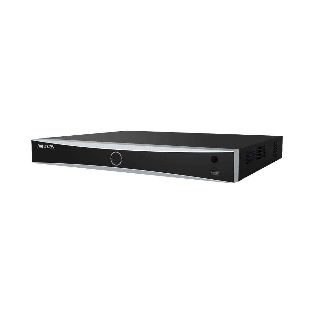 NVR 12 Megapixel (4K) / Reconocimiento Facial / 8 Canales IP / Base de Datos / Hasta 100,000 Fotografías / 2 Bahías de Disco Duro / Bases de Datos / HDMI en 4K
