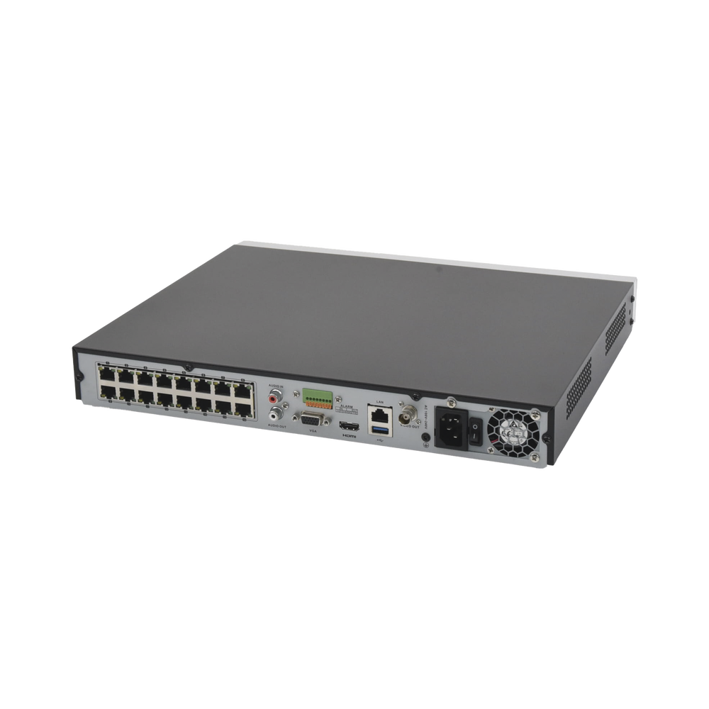 NVR 12 Megapixel (4K) / Reconocimiento Facial / 16 Canales IP / 16 Puertos PoE+ / 2 Bahías de Disco Duro / Filtro de Falsas Alarmas / Detección de Cuerpo Humano y Vehículos / Time Lapse - Image 4