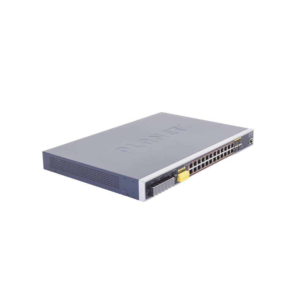 Switch PoE Industrial Capa 3, Con 24 Puertos PoE Gigabit 802.3af/at, 4 Puertos SFP Compartidos 100 / 1000X, Soporta temperaturas extremas de -40 ~ 75°C - Image 3