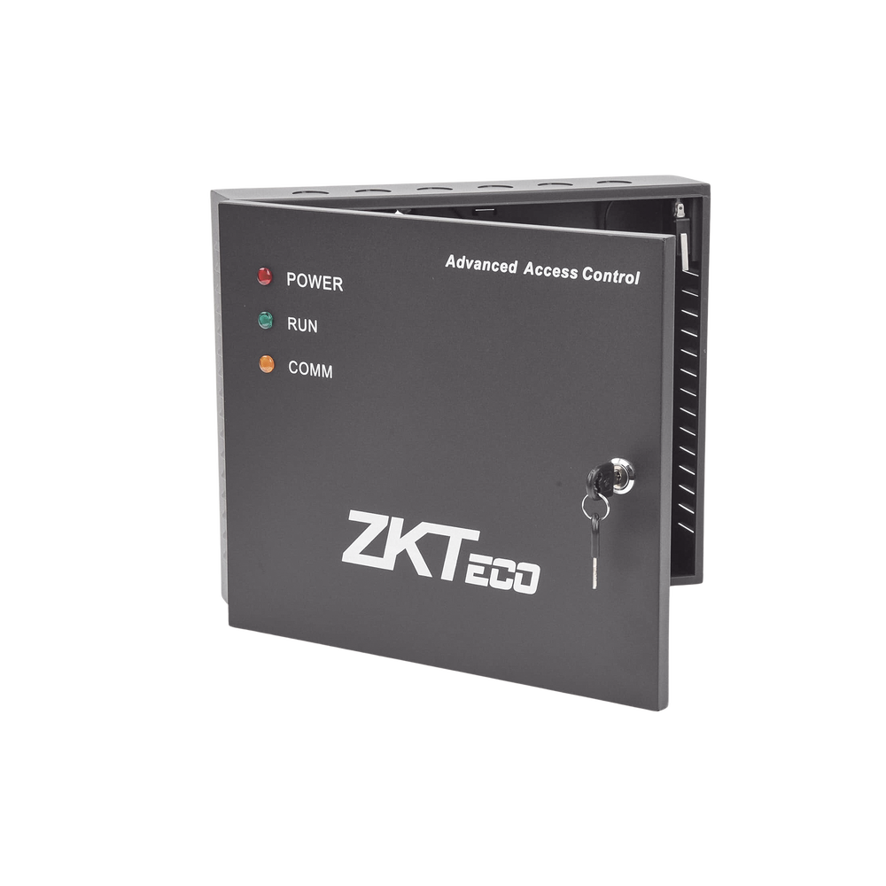 Controlador de Acceso / 2 PUERTAS / Biometría Integrada / Hasta 20,000 Huellas / 30,000 Tarjetas / Incluye Gabinete y Fuente de Alimentación 12Vcc/5A