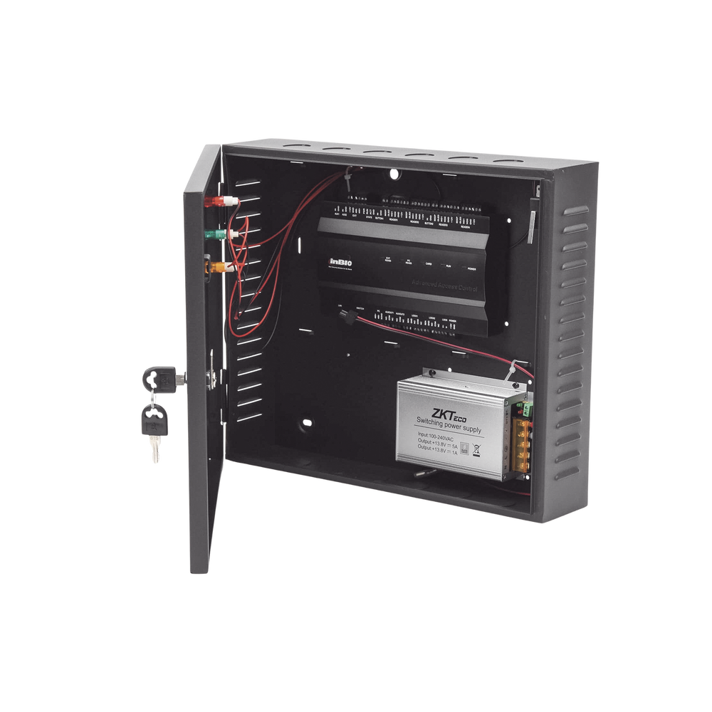 Controlador de Acceso / 2 PUERTAS / Biometría Integrada / Hasta 20,000 Huellas / 30,000 Tarjetas / Incluye Gabinete y Fuente de Alimentación 12Vcc/5A - Image 2