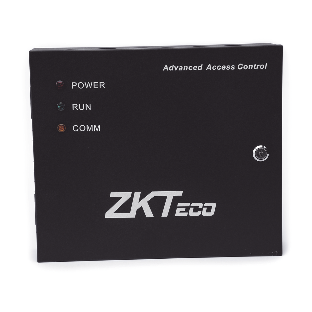 Controlador de Acceso / 2 PUERTAS / Funcion ADMS PUSH Incluida / Alta Seguridad / 3 Años de Garantía / Biometría Integrada / 20,000 Huellas / Software de integración ZKBioCVSecurity