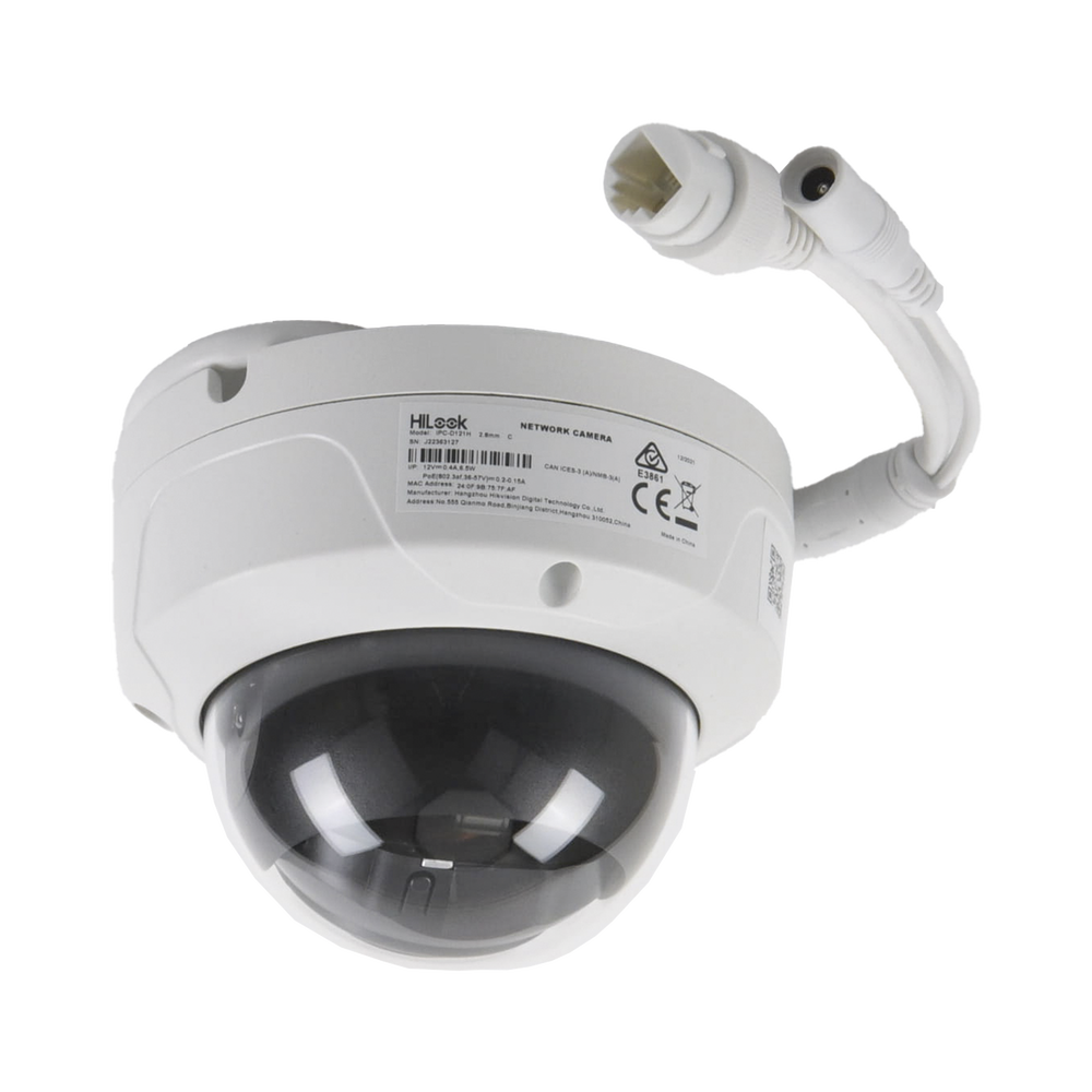 HiLook Series / Domo IP 2 Megapixel / 30 mts IR / Exterior IP67 / IK10 / dWDR / PoE / Lente 2.8 mm / Onvif - Image 3