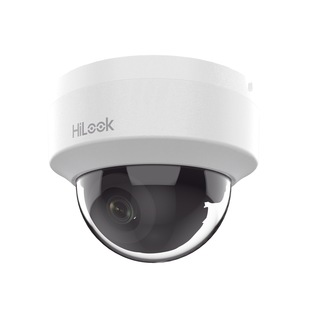 HiLook Series / Domo IP 4 Megapixel  / Lente 2.8 mm (Gran Angular) / 20 mts IR / Interior / PoE / dWDR / H.265+ / ONVIF