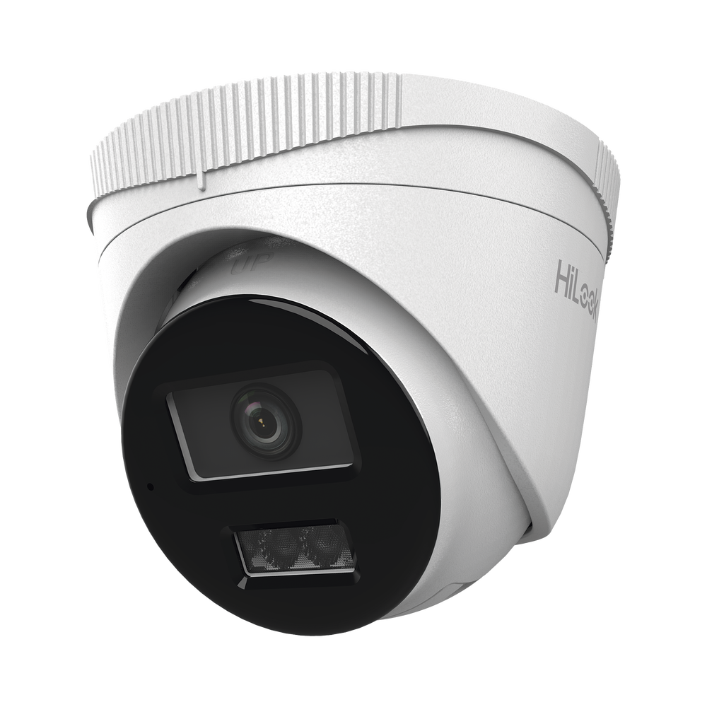 HiLook Series / Turret IP 4 Megapixel / Lente 2.8 mm / 30 mts IR / Micrófono Integrado / Exterior IP67 / PoE / dWDR / H.265+ / ONVIF