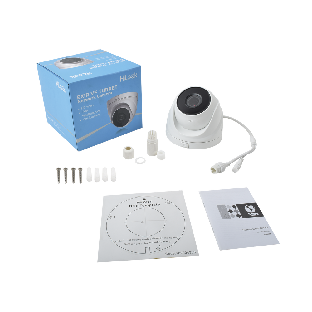 Turret IP 4 Megapixel / Lente Motorizado 2.8 - 12 mm / 30 mts IR EXIR / PoE / Exterior IP67 / WDR 120dB / Micro SD / H.265+ / Onvif - Image 2