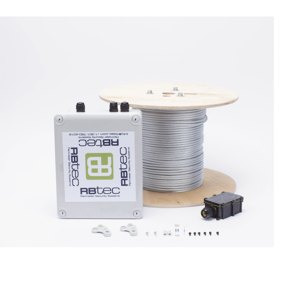 Kit de Cable Sensor Perimetral IRONCLAD para Cercas Ciclónicas / 152 METROS / 1 ZONA / Sin Falsas Alarmas por Viento / TODO Incluido/TARJETA LPU400/ Calibración por Software - Image 6