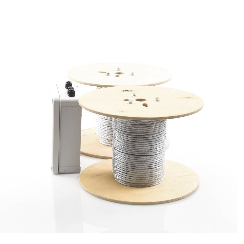 Kit de Cable Sensor Para Cerca Ciclonica IRONCLAD / 150 METROS / 2 ZONAS; 75 METROS POR ZONA / Sin Falsas Alarmas por Viento / TODO Incluido/TARJETA LPU400/ Calibración por Software - Image 3