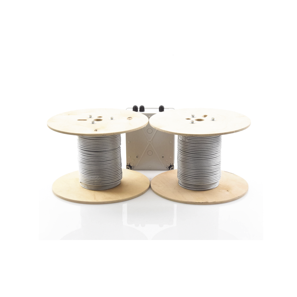 Kit de Cable Sensor Para Cerca Ciclonica IRONCLAD / 150 METROS / 2 ZONAS; 75 METROS POR ZONA / Sin Falsas Alarmas por Viento / TODO Incluido/TARJETA LPU400/ Calibración por Software - Image 4