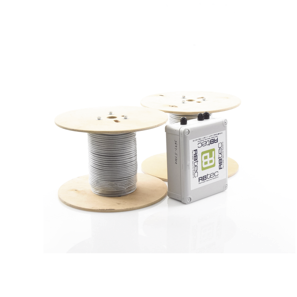 Kit de Cable Sensor Para Cerca Ciclonica IRONCLAD / 150 METROS / 2 ZONAS; 75 METROS POR ZONA / Sin Falsas Alarmas por Viento / TODO Incluido/TARJETA LPU400/ Calibración por Software - Image 5