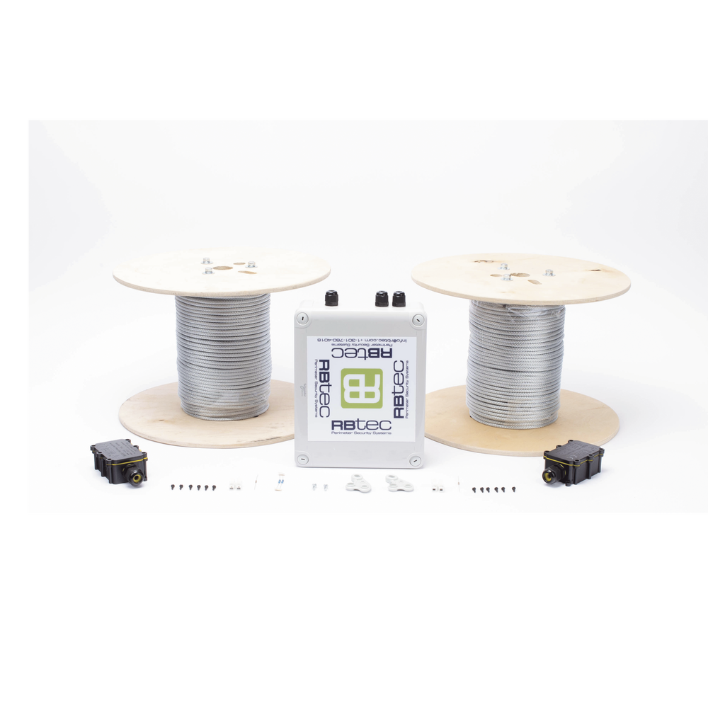 Kit de Cable Sensor Para Cerca Ciclonica IRONCLAD / 150 METROS / 2 ZONAS; 75 METROS POR ZONA / Sin Falsas Alarmas por Viento / TODO Incluido/TARJETA LPU400/ Calibración por Software - Image 6