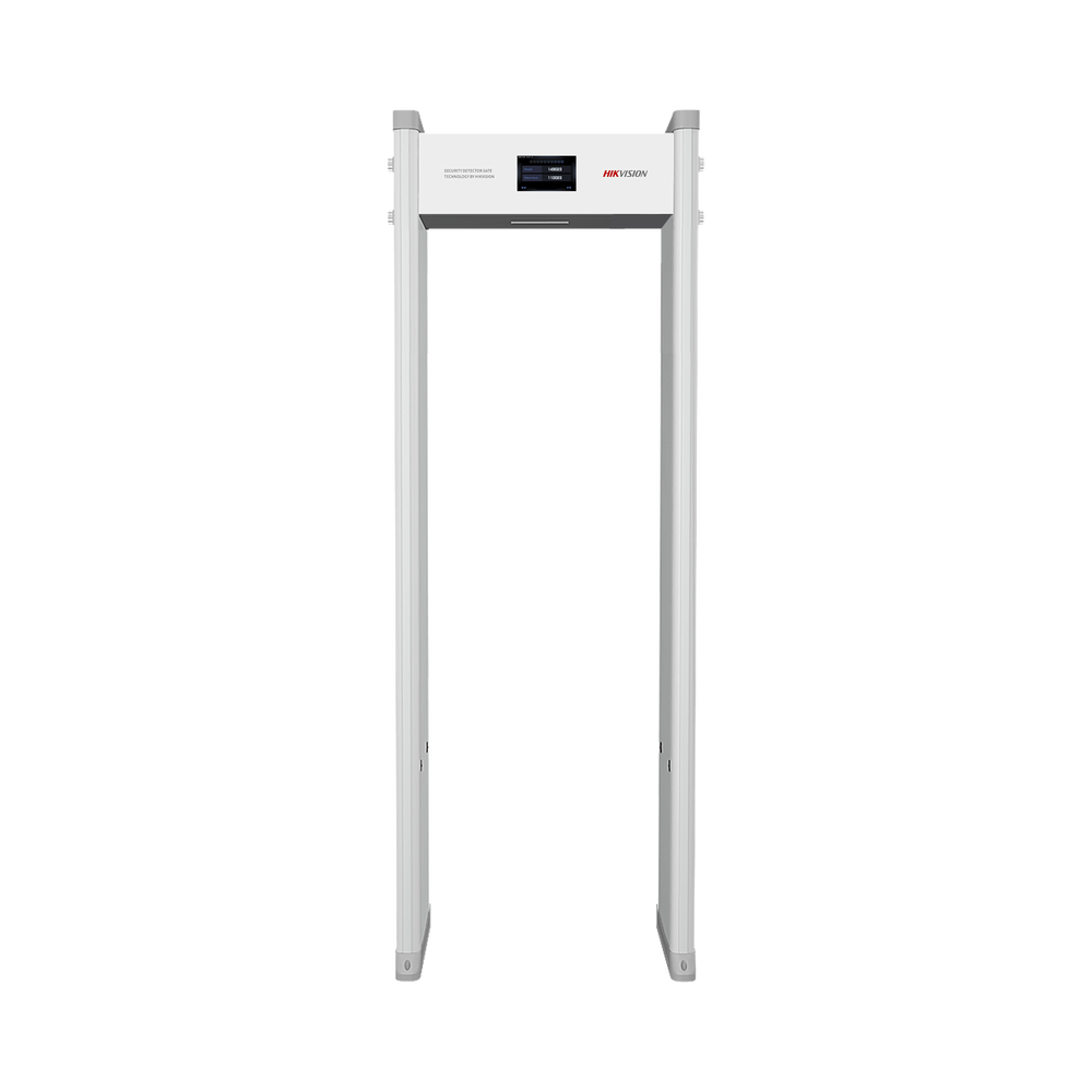 Arco Detector de Metales de 12 Zonas con Pantalla LCD de 7" / Conteo de Personas y Alarmas / Ajuste de Sensibilidad e Interferencias