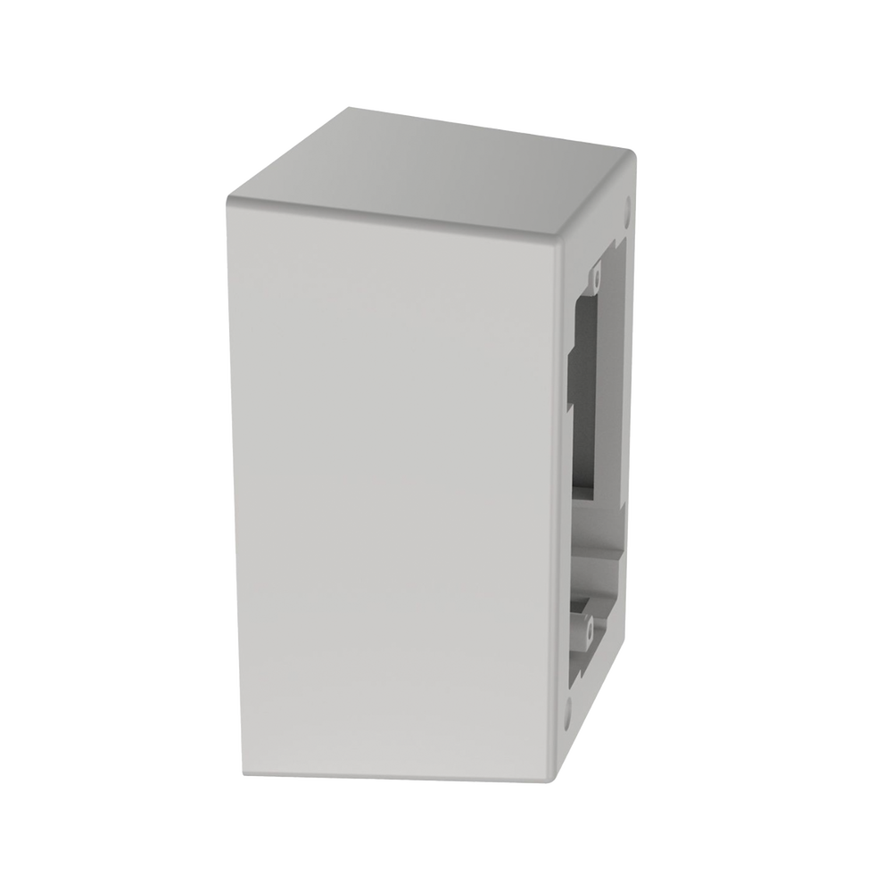 Caja de Pared Superficial de 1 Pieza, Uso Universal con Placas de Pared, con Cinta Adhesiva, Color Blanco - Image 3