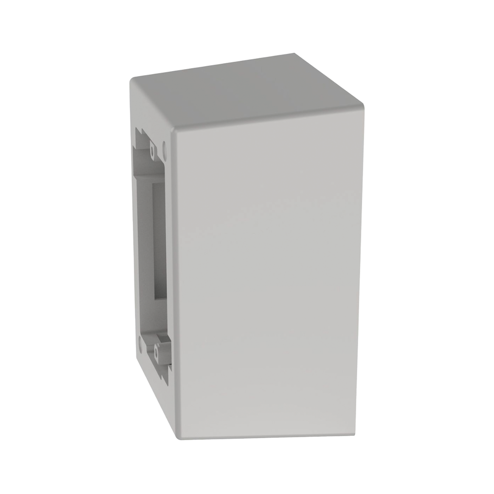 Caja de Pared Superficial de 1 Pieza, Uso Universal con Placas de Pared, con Cinta Adhesiva, Color Blanco - Image 4