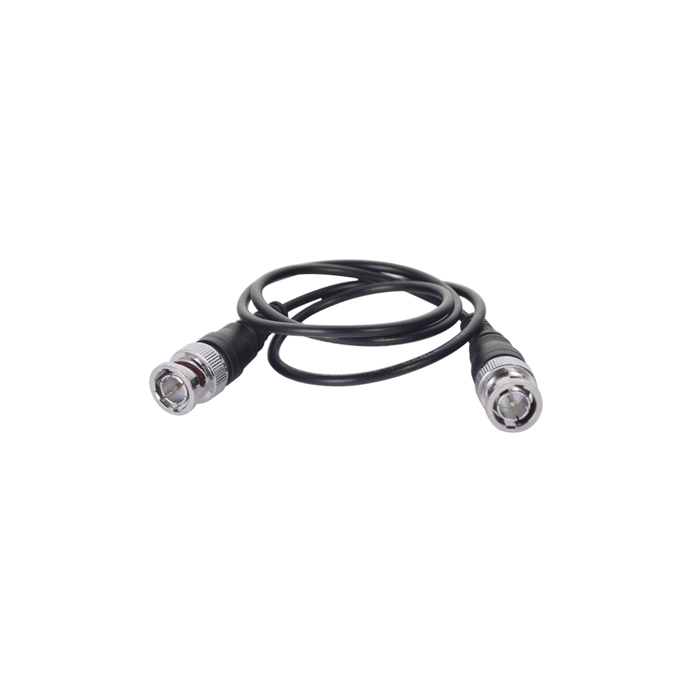 Cable Coaxial armado con conector BNC y longitud de 60 cm, Optimizado para HD ( TurboHD, HD-SDI, AHD )