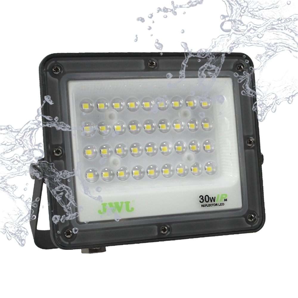 Reflector Tipo Lupa 200 W / Flujo luminoso 20 000 lm / 110 - 240 Vca~ 60Hz / Dimensiones 378 x 280 x 25mm / Uso en exterior IP66.