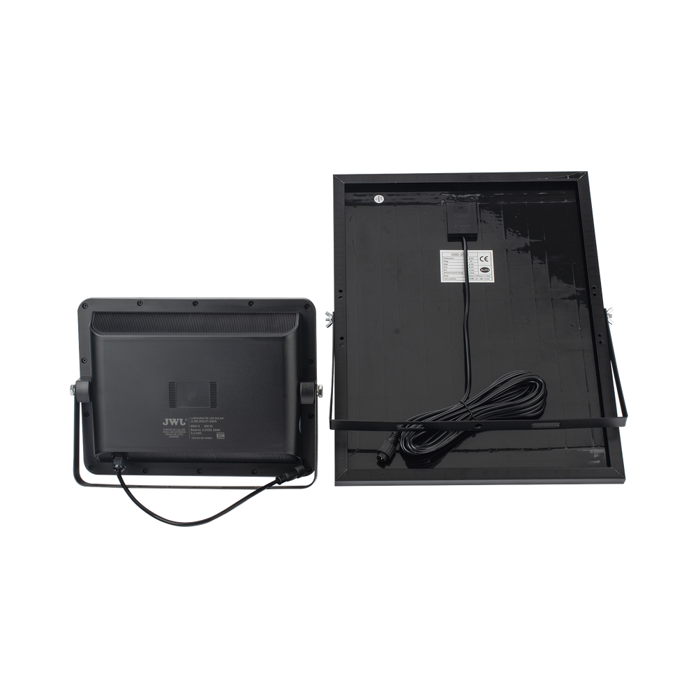 Reflector de 300 W con Panel Solar / Batería 3.2 V CD / T.C.C. 6 500 K / IP65. - Image 3