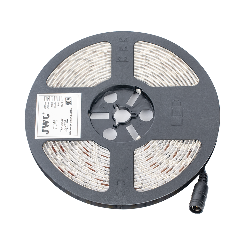 Tira Led de 5 m / Cálido / Uso Exterior / Potencia 22 W / 900 lm/ 12 V CD / IP 65. - Image 3