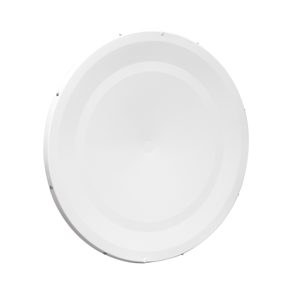 Antena Direccional de Alto Rendimiento/ Parábola profunda para mayor aislamiento al ruido / 3 ft / 4.9 a 6.1 GHz / Ganancia de 32.1 ± 1 dBi / Soporte de acero inoxidable / polaridad en 90 ° y 45 ° / Incluye montaje.