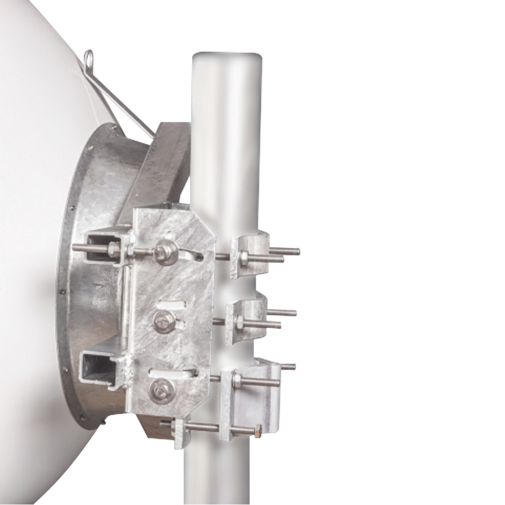 Antena direccional Alto Rendimiento / Parábola profunda para mayor aislamiento al ruido /4 ft / 4.9 a 6.1 GHz / / Ganancia de 35 dBi / Soporte de acero inoxidable / Polaridad en 90 ° y 45 ° / Incluye montaje. - Image 2