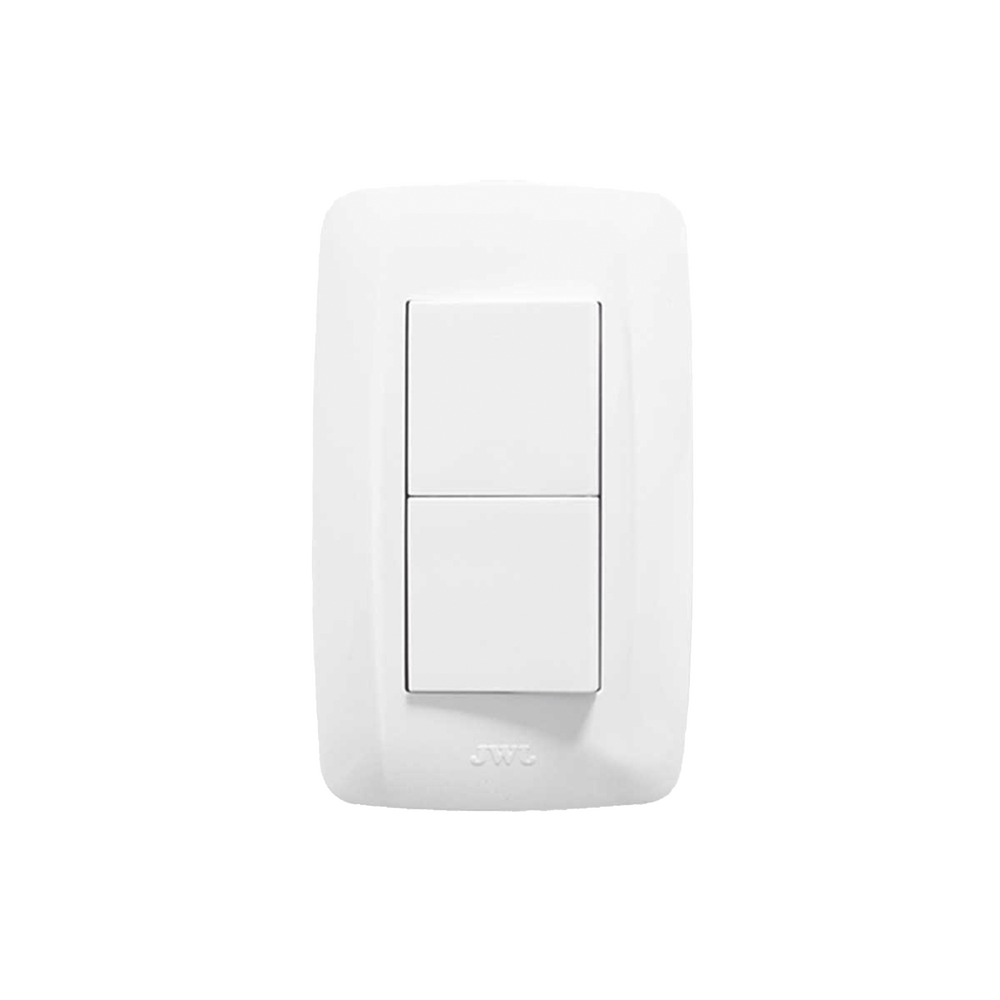 Apagador Duplex de 10 A / 127 V CA ~60 HZ / Color Blanco.