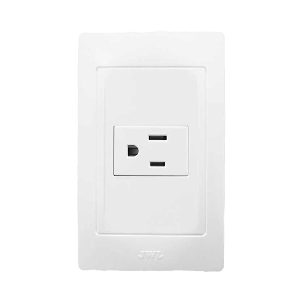 Contacto Sencillo de 127 V~60 HZ 15 A/ Color Blanco.