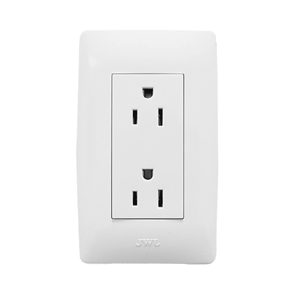 Contacto Dúplex de 127 V~60 Hz 15 A / Color Blanco.