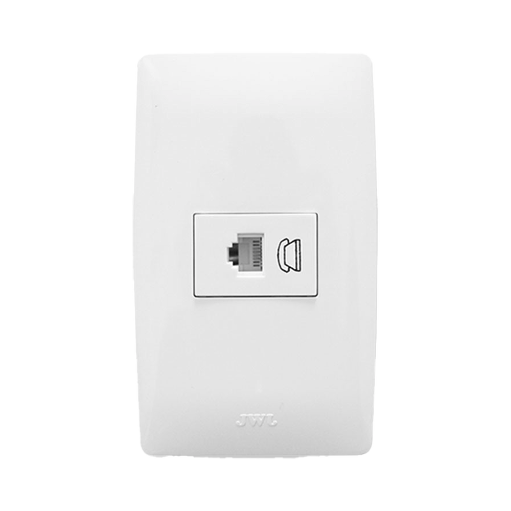 Toma Telefónica / Color Blanco.