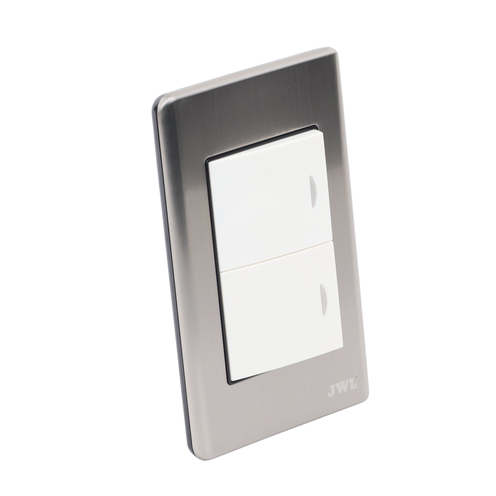 Apagador Doble de 10 A/ 127 V CA ~ 60 Hz / Placa de Acero. - Image 5