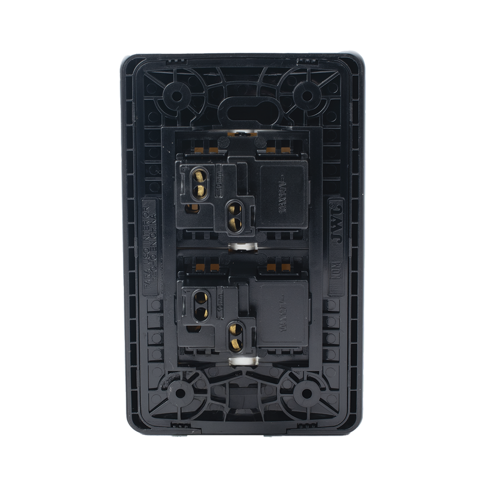 Apagador Doble de 10 A/ 127 V CA ~ 60 Hz / Placa de Acero. - Image 6