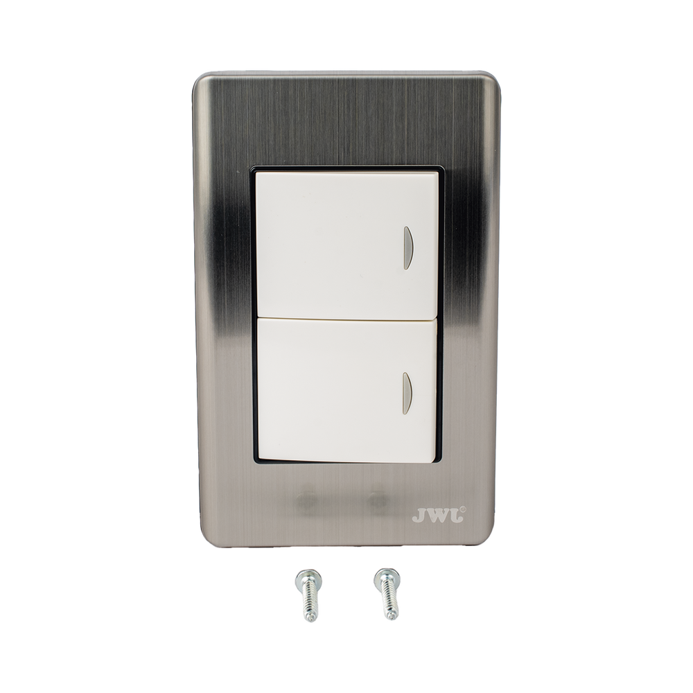 Apagador Doble de 10 A/ 127 V CA ~ 60 Hz / Placa de Acero. - Image 7