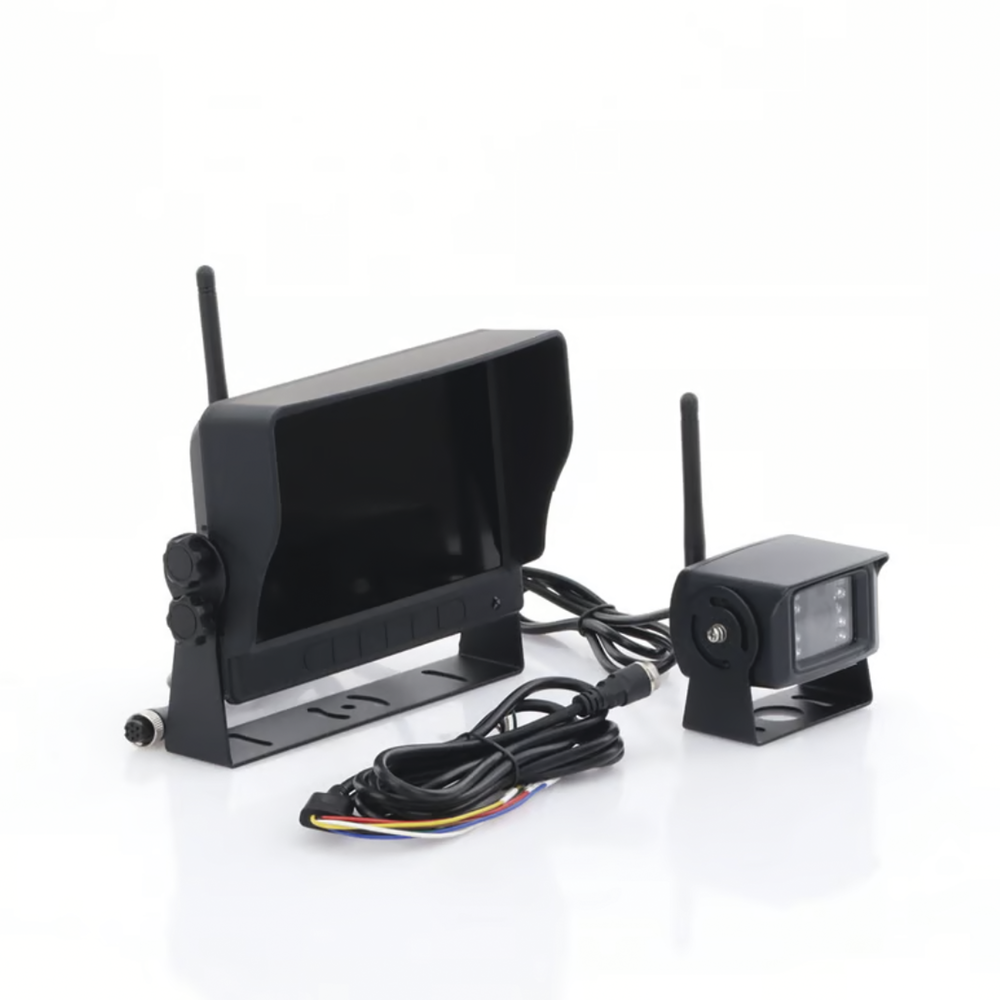 Sistema Profesional Inalámbrico de Cámara de Reversa y Monitor para Vehículos de Trabajo y Montacargas - Image 3
