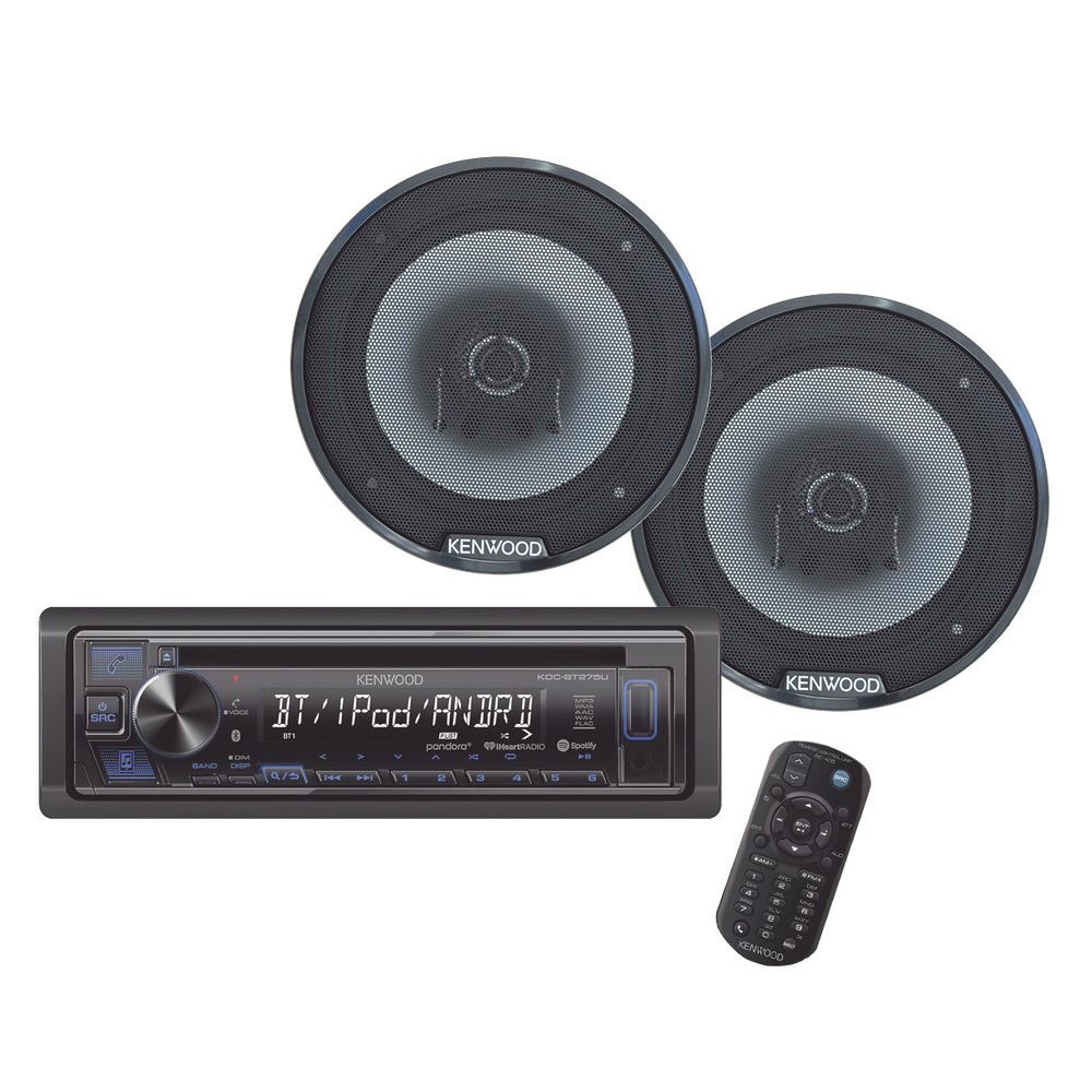 Paquete de Autoestereo con 2 Bocinas KENWOOD, MP3 y Control Remoto - Image 4