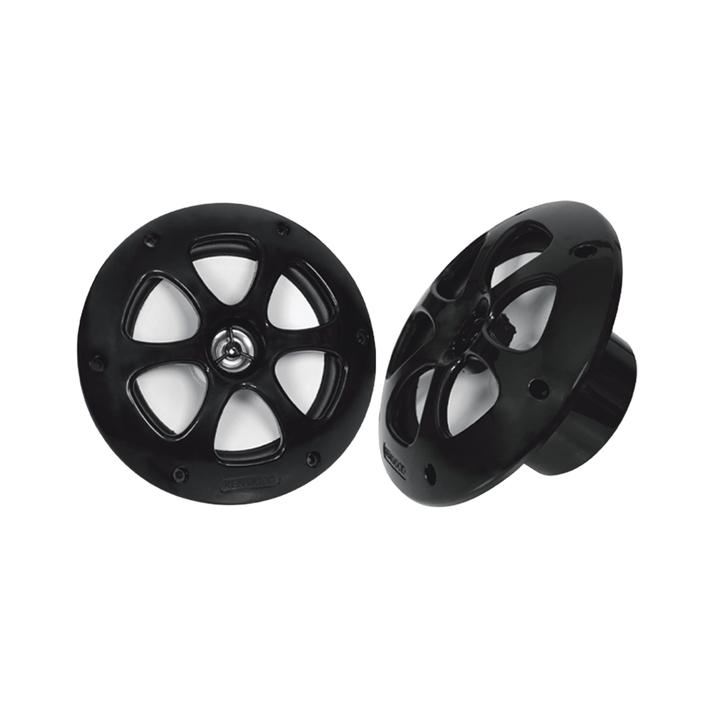Par de altavoces fabricado en grado marinos en color negro de 6.5"  de 100 W de entrada máxima