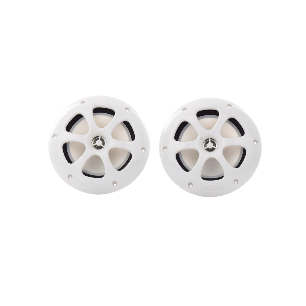 Par de altavoces fabricado en grado marinos en color blanco de 6.5" de 100 W de entrada máxima - Image 2