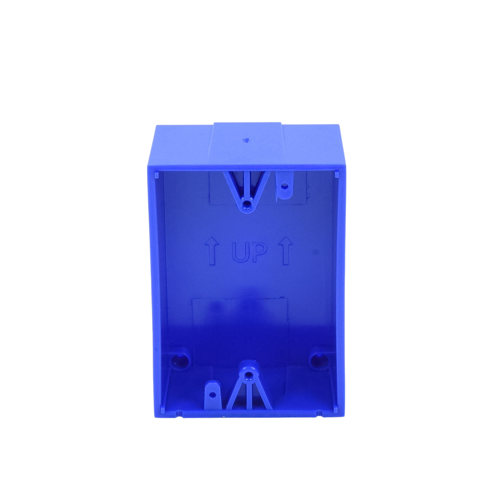 Caja trasera de montaje color azul para estaciones de parada STOPPER - Image 4