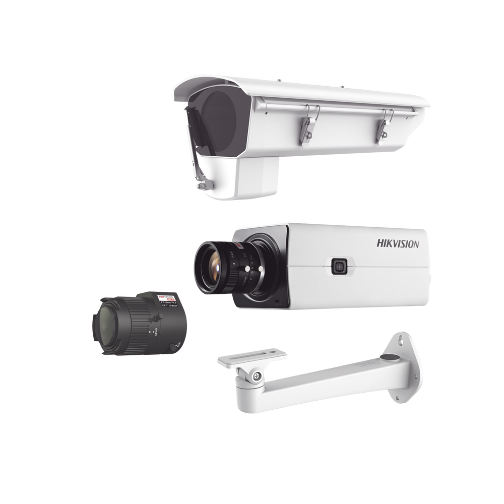 Kit de Cámara IP con Gabinete para Cuartos Frios con Ventilador, Calefacción y Parabrisas Incluye Lente varifocal