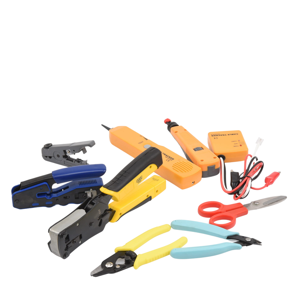 Juego de 9 Herramientas para Instalador de Redes. Incluye bolsa de viaje - Image 2