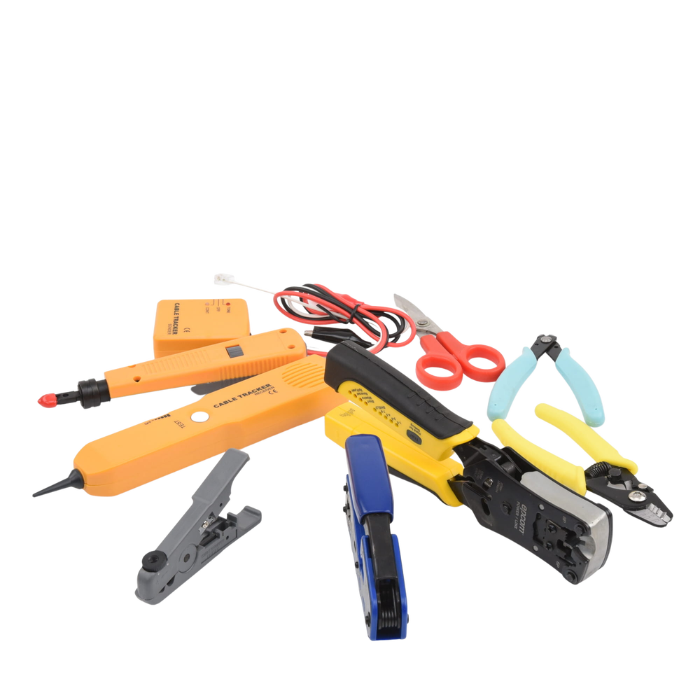 Juego de 9 Herramientas para Instalador de Redes. Incluye bolsa de viaje - Image 4