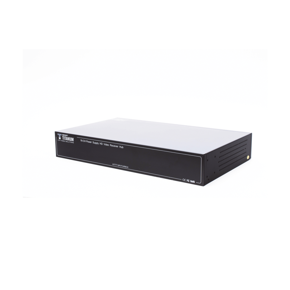 (SOLO RECEPTOR) TRANSCEPTOR ACTIVO DE 16 CANALES / VIDEO+PODER en un solo Cable UTP / 150 metros en 4K, 200 metros en 5 MP/ Envía 36 Vcc y Recibe 12 Vcc / TODO INCLUIDO PARA RACK / HD-TVI/CVI/AHD/CVBS / SIN RUIDO / INSTALACIÓN LIMPIA. - Image 2