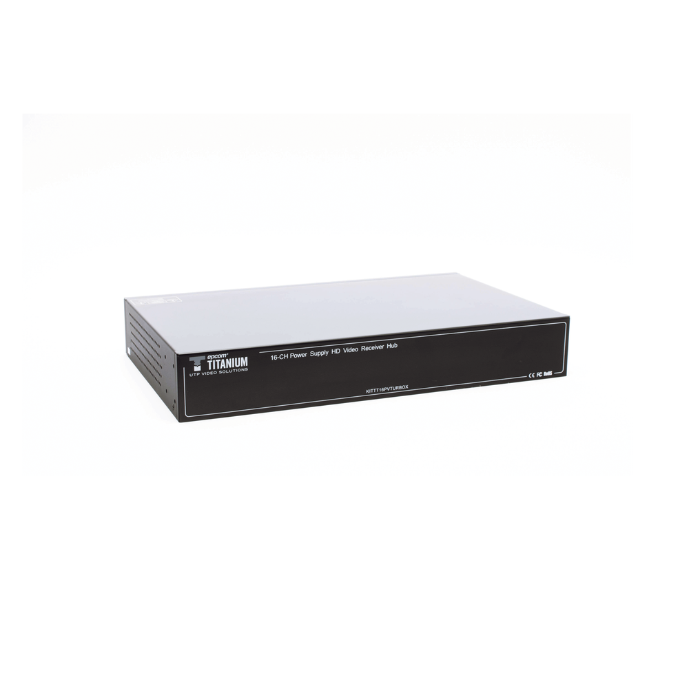 (SOLO RECEPTOR) TRANSCEPTOR ACTIVO DE 16 CANALES / VIDEO+PODER en un solo Cable UTP / 150 metros en 4K, 200 metros en 5 MP/ Envía 36 Vcc y Recibe 12 Vcc / TODO INCLUIDO PARA RACK / HD-TVI/CVI/AHD/CVBS / SIN RUIDO / INSTALACIÓN LIMPIA. - Image 3
