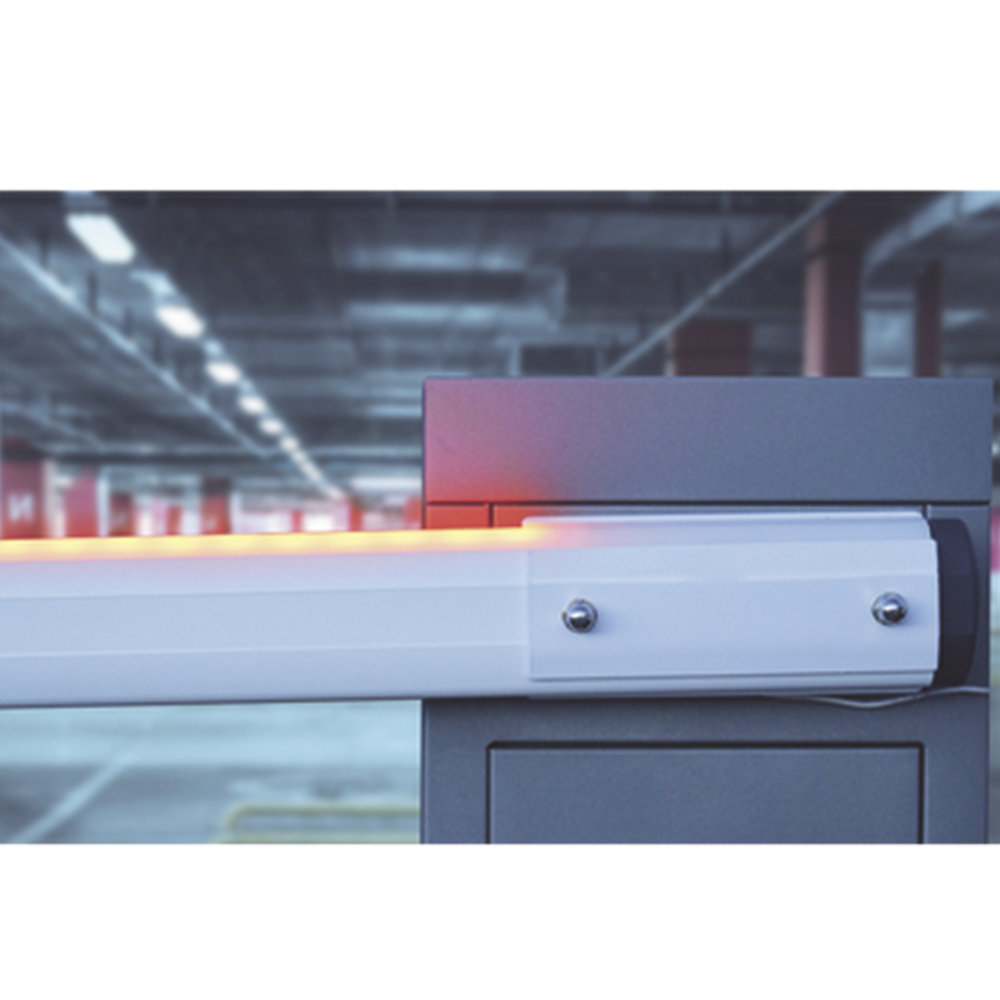 Kit COMPLETO Barrera Derecha XB / Brazo de 5 Metros con Iluminacion LED Rojo-Verde / Incluye Sensor de masa, Transformador, Lazo, Ancla, Fotoceldas 2 Controles Inalámbricos - Image 3