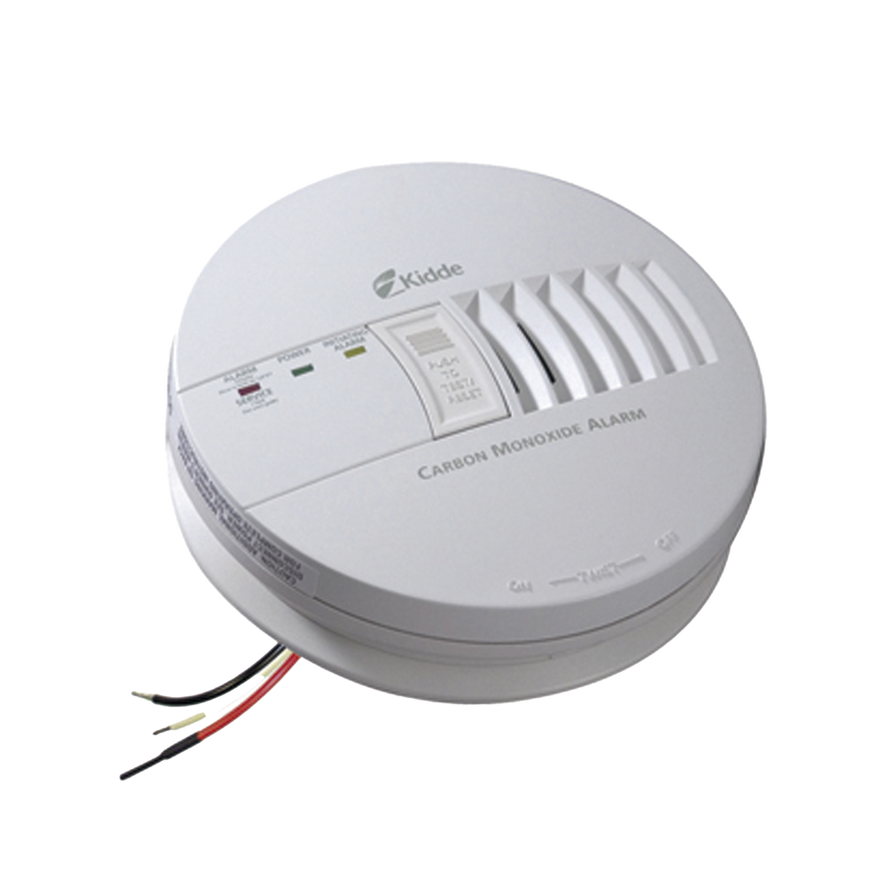 Alarma de Monoxido de Carbono AC con Batería de Respaldo