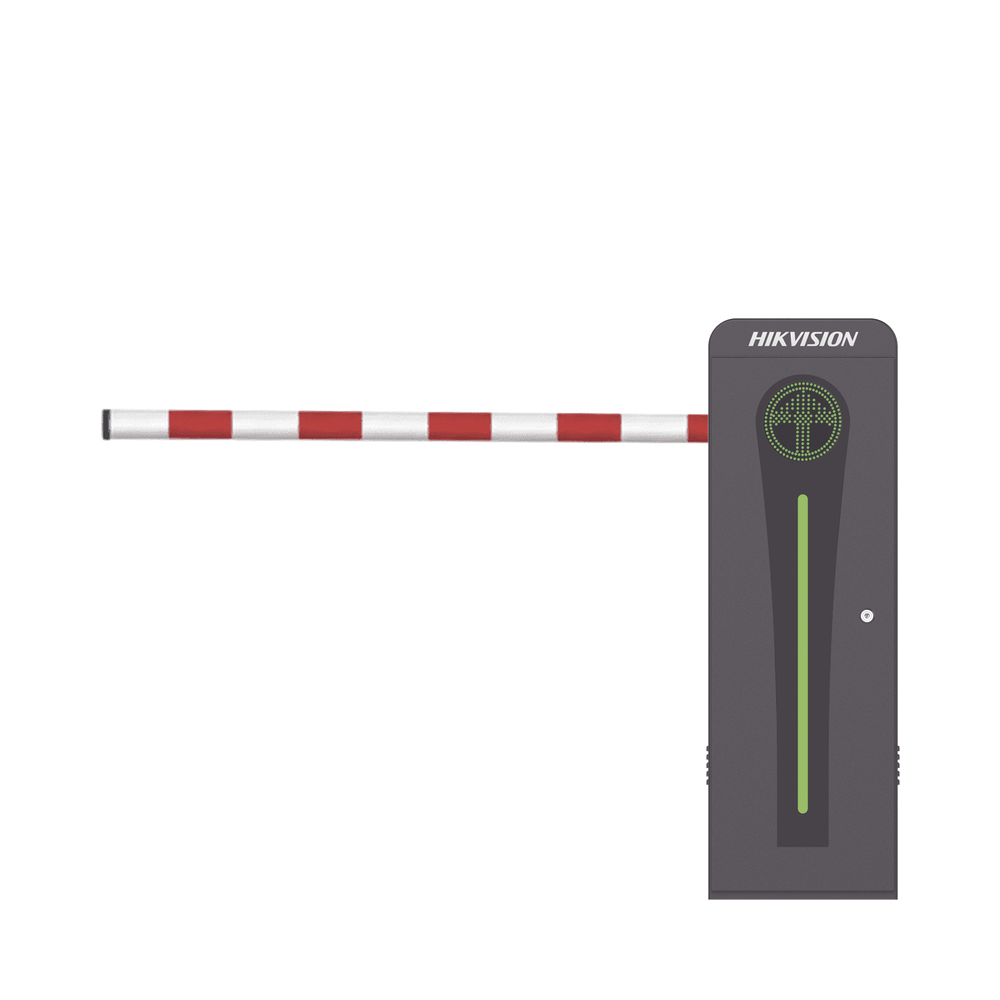 Barrera Vehicular con Brazo Abatible por Colisión 4 mts INCLUIDO / Izquierda / Alto Desempeño / Brushless / Semáforo Rojo-Verde en Gabinete / Incluye 2 Controles Remotos
